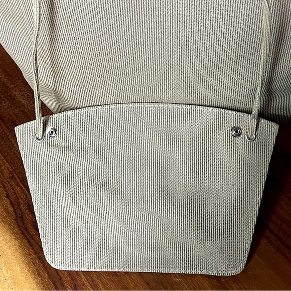 SHARIF Studio Tote Bag & Crossbody Bag Set Textured Canvas Embossed Leather NWOT - Picture 8 of 15